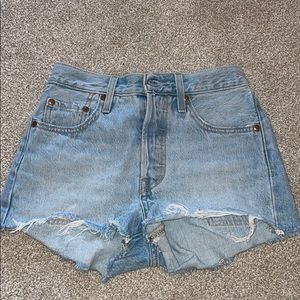 Levi 501 denim shorts